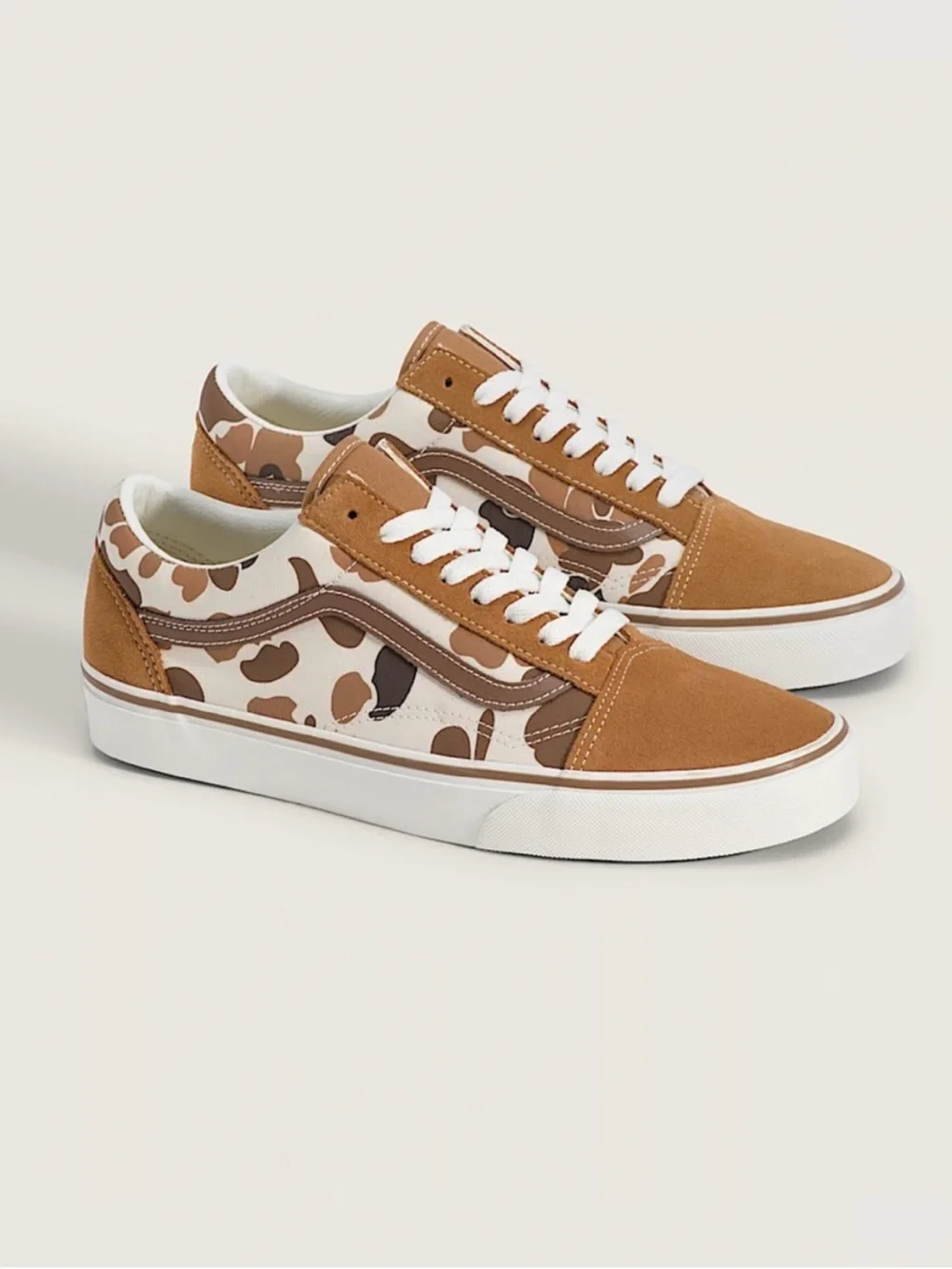 Vans Old Skool Duck Camo Brown Women 10.0 US Mens 8.5US